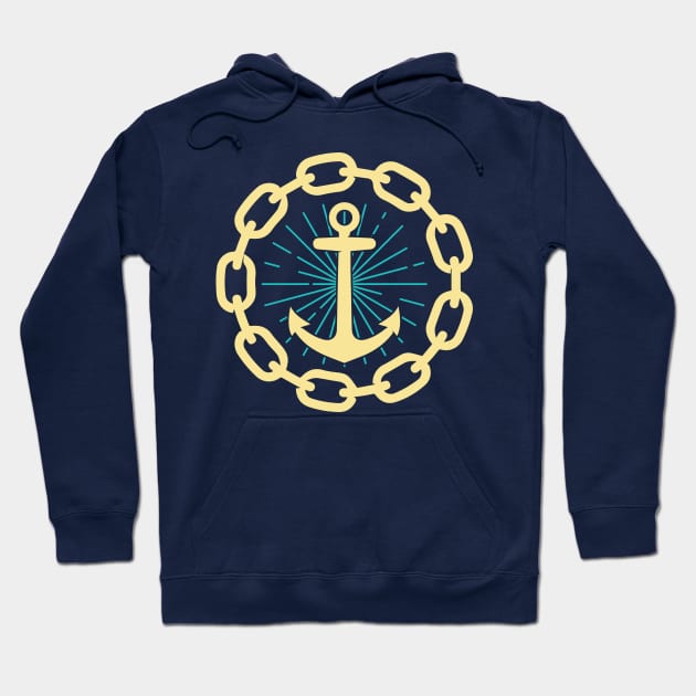 Anchor and Chains Hoodie by Oswaldland